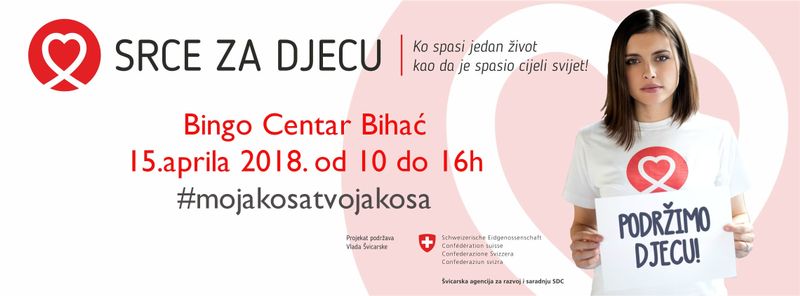 Amra Silajdžić Džeko Supports Hair Cutting and Hair Donation Campaign in Bihać 